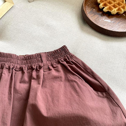 ロングパンツ・スウェットパンツ ワイドルーズクロップドパンツガウチョパンツ【mh0010067】