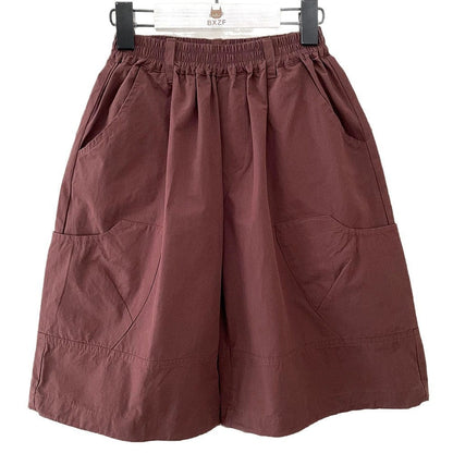 ロングパンツ・スウェットパンツ ワイドルーズクロップドパンツガウチョパンツ【mh0010067】