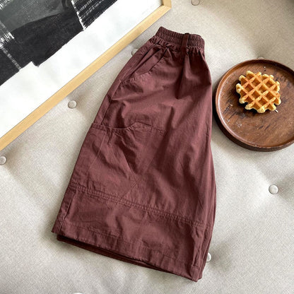 ロングパンツ・スウェットパンツ ワイドルーズクロップドパンツガウチョパンツ【mh0010067】