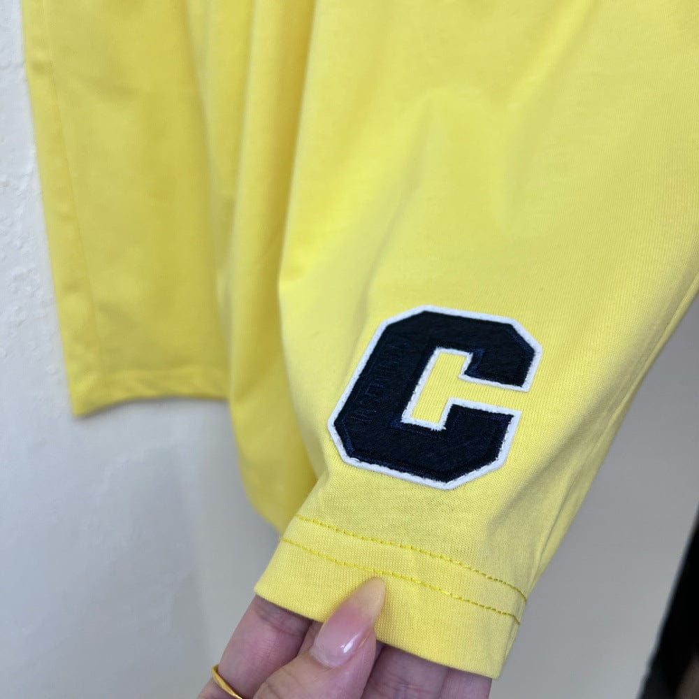 ロングパンツ・スウェットパンツ レターロゴアップリケワイドルーズクロップドパンツ【mh0010069】