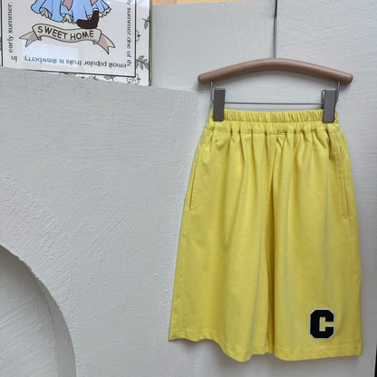 ロングパンツ・スウェットパンツ レターロゴアップリケワイドルーズクロップドパンツ【mh0010069】