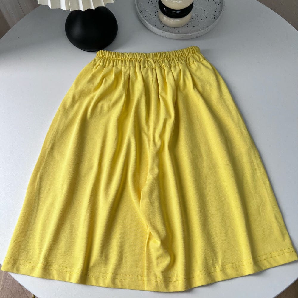 ロングパンツ・スウェットパンツ レターロゴアップリケワイドルーズクロップドパンツ【mh0010069】