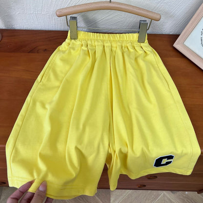 ロングパンツ・スウェットパンツ レターロゴアップリケワイドルーズクロップドパンツ【mh0010069】