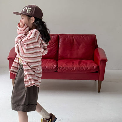 カーディガン・パーカー ボーダーフーディサマーカーディガンジャケット【mh0010070】