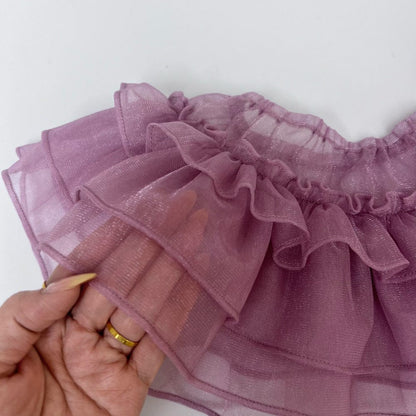 スカート 重ね着チュールティアードフリルエプロンスカート【mh0010071】