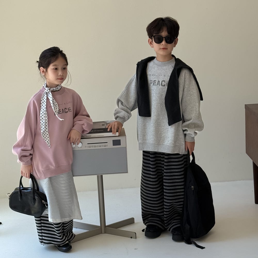 トレーナー・フーディ ロゴプリントクルーネックスウェット シンプルカジュアル長袖トップス【mh0010784】