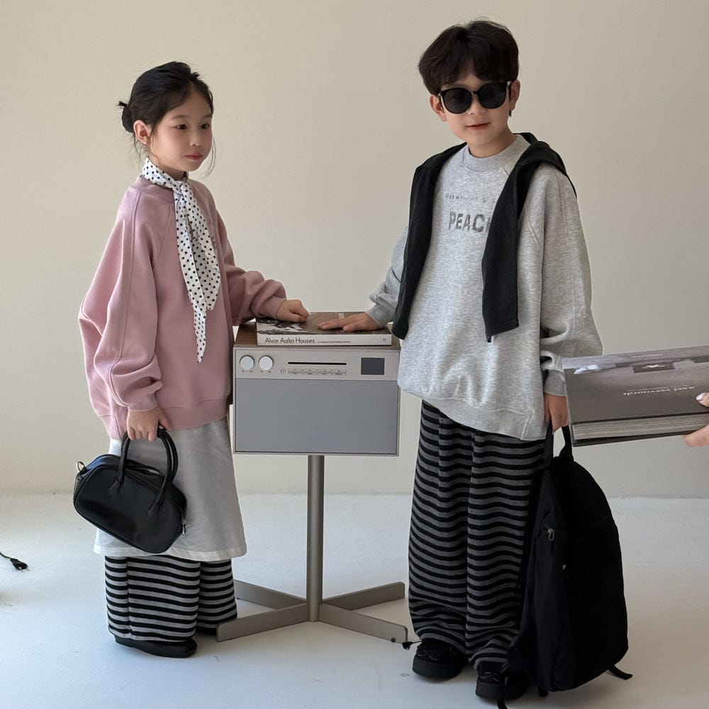 トレーナー・フーディ ロゴプリントクルーネックスウェット シンプルカジュアル長袖トップス【mh0010784】