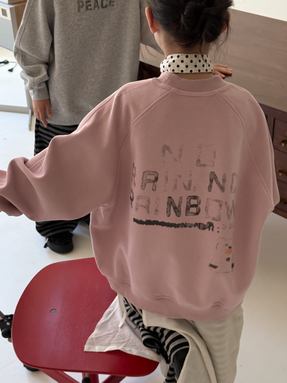 トレーナー・フーディ ロゴプリントクルーネックスウェット シンプルカジュアル長袖トップス【mh0010784】