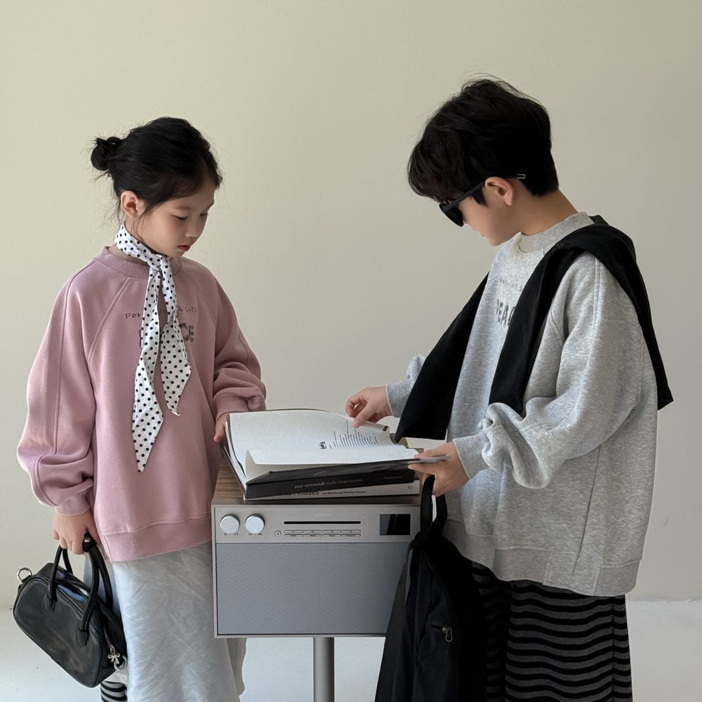 トレーナー・フーディ ロゴプリントクルーネックスウェット シンプルカジュアル長袖トップス【mh0010784】