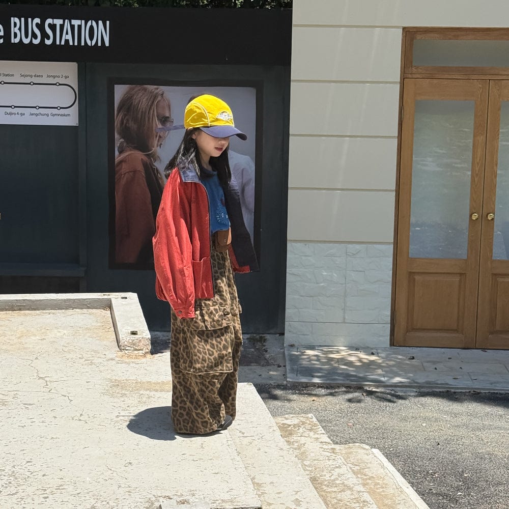 ショートコート・ジャケット・ジャンパー レッドジップアップブルゾンジャケット【mh0010933】