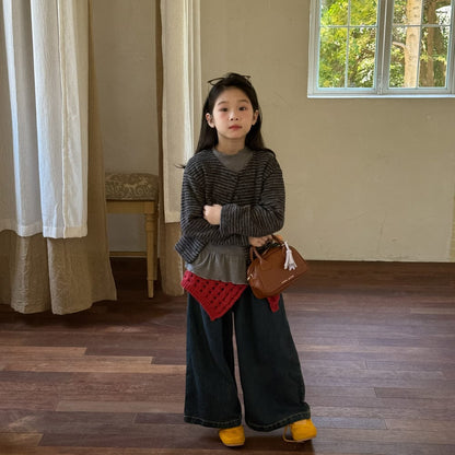 カーディガン・パーカー レトロボーダーカーディガンジャケット【mh0010938】