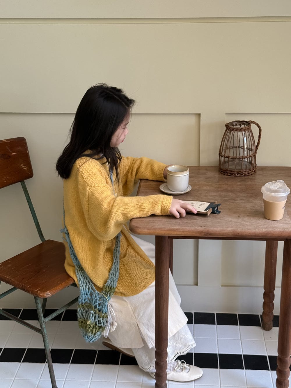 カーディガン・パーカー ケーブル編みニットカーディガン キッズセーター【mh0010960】