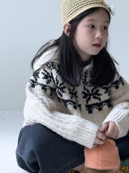 カーディガン・パーカー ノルディック柄ニットジップアップカーディガン ラグランニットトップス【mh0010962】