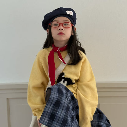 ニット・セーター アニマルモチーフニットセーター キッズプルオーバー【mh0010967】