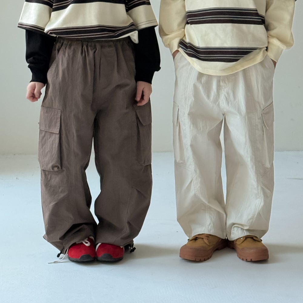 ロングパンツ・スウェットパンツ ベーシックワイドカーゴパンツ キッズイージーパンツ【mh0010970】