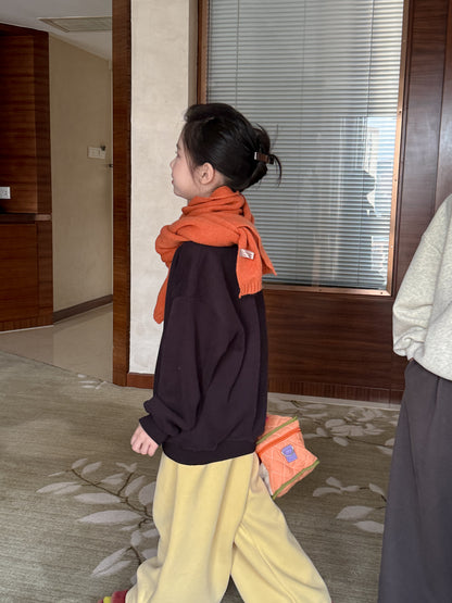 トレーナー・フーディ スウェットトレーナー キッズ 裏起毛 プルオーバー クルーネック 厚手 アート柄 トップス【mh0011657】