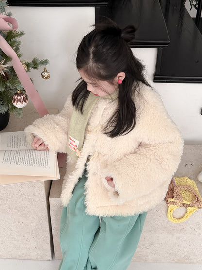 ショートコート・ジャケット・ジャンパー フリースダッフルジャケット ファーフリース トグルボタン アウター【mh0011865】