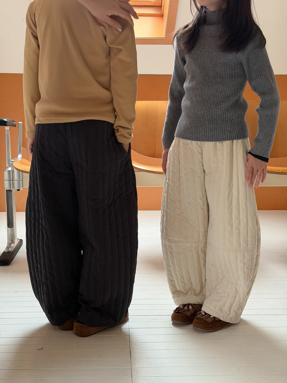 ロングパンツ・スウェットパンツ キルティングパンツ 防寒バレルパンツ ロングパンツ【mh0011869】