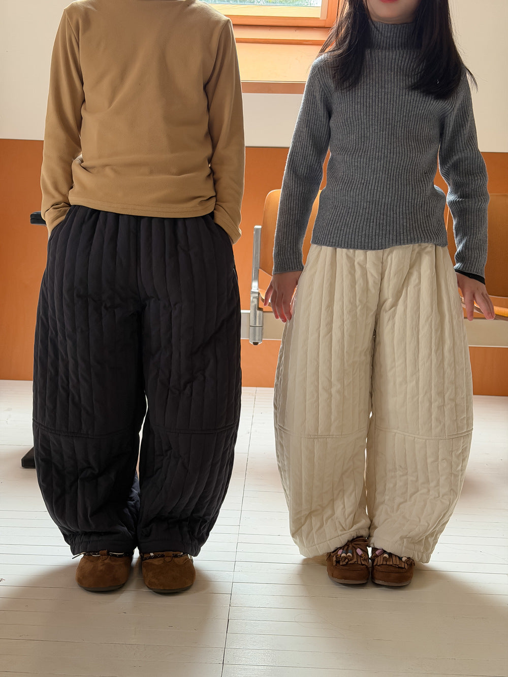 ロングパンツ・スウェットパンツ キルティングパンツ 防寒バレルパンツ ロングパンツ【mh0011869】