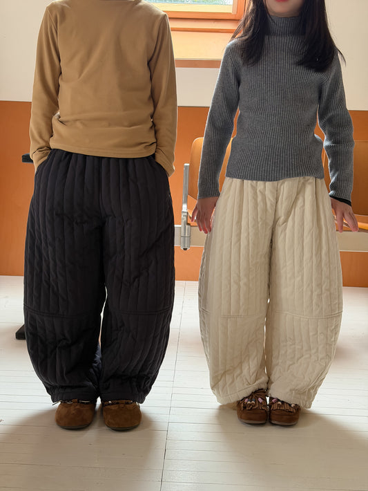 ロングパンツ・スウェットパンツ キルティングパンツ 防寒バレルパンツ ロングパンツ【mh0011869】