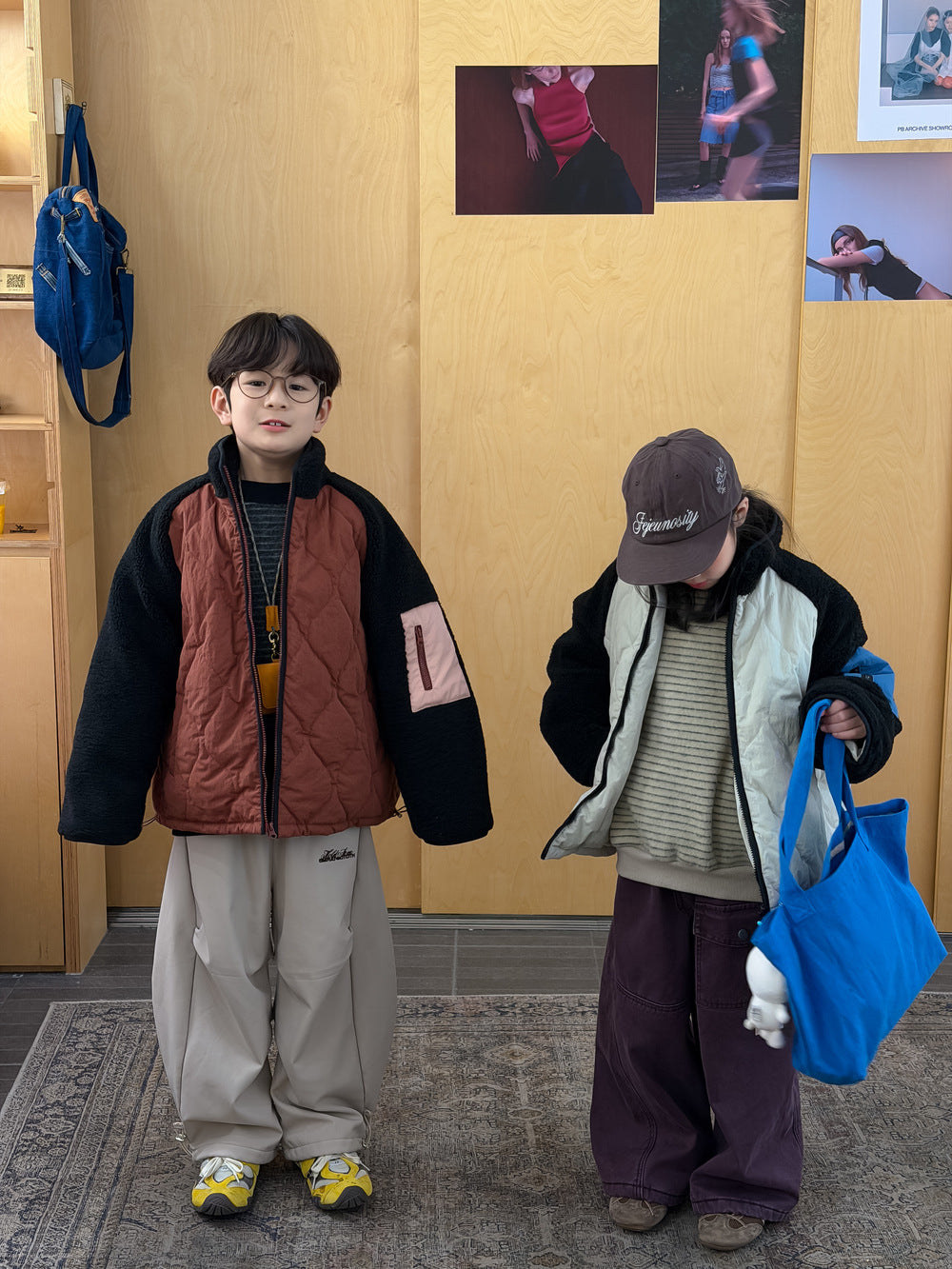 ショートコート・ジャケット・ジャンパー キルティングジャケット パッチワーク キルトコート【mh0011870】