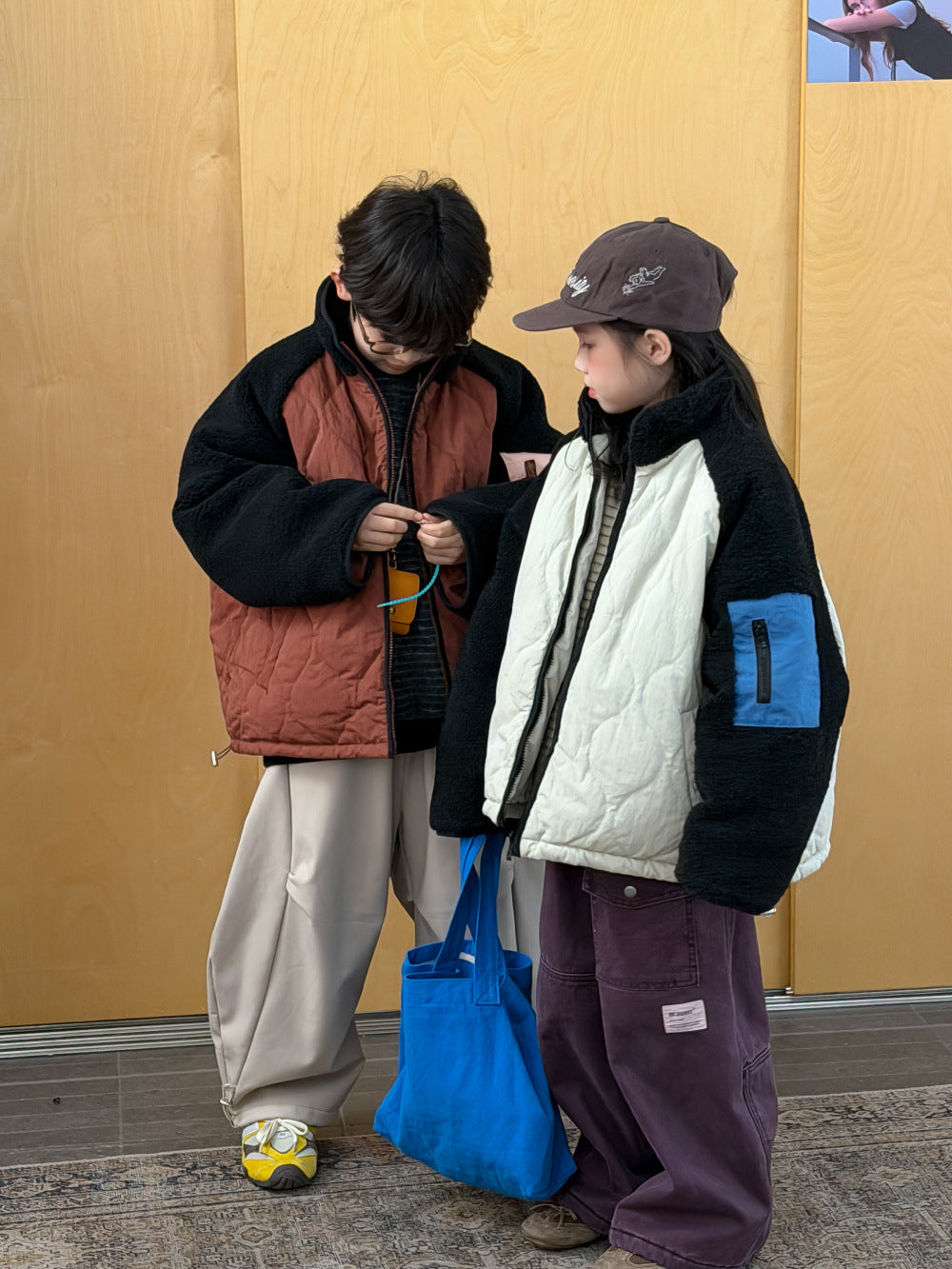 ショートコート・ジャケット・ジャンパー キルティングジャケット パッチワーク キルトコート【mh0011870】