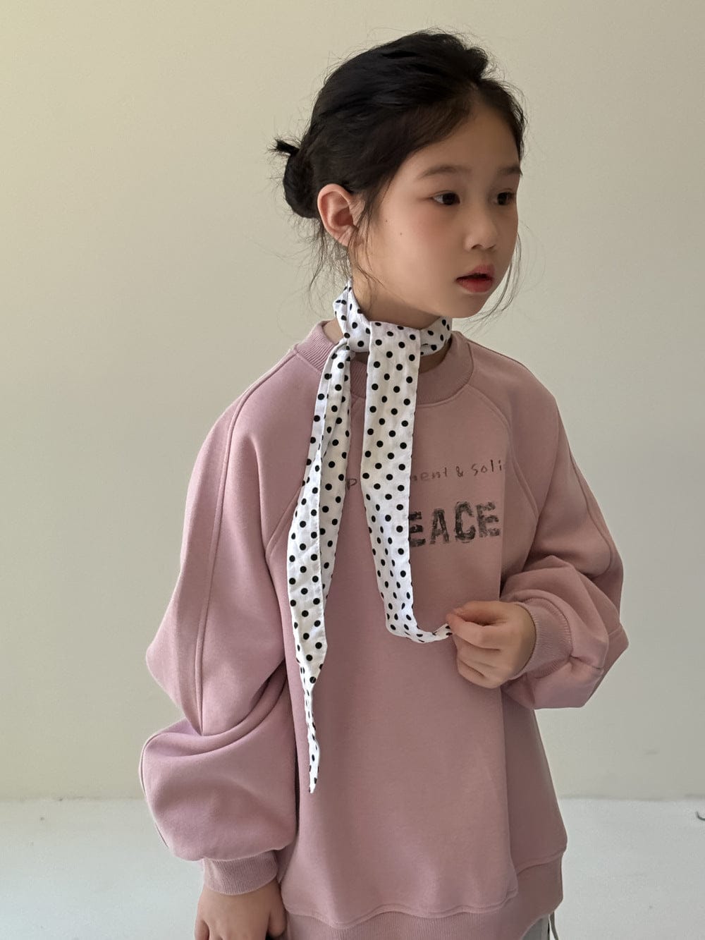 トレーナー・フーディ Pink / 90cm ロゴプリントクルーネックスウェット シンプルカジュアル長袖トップス【mh0010784】