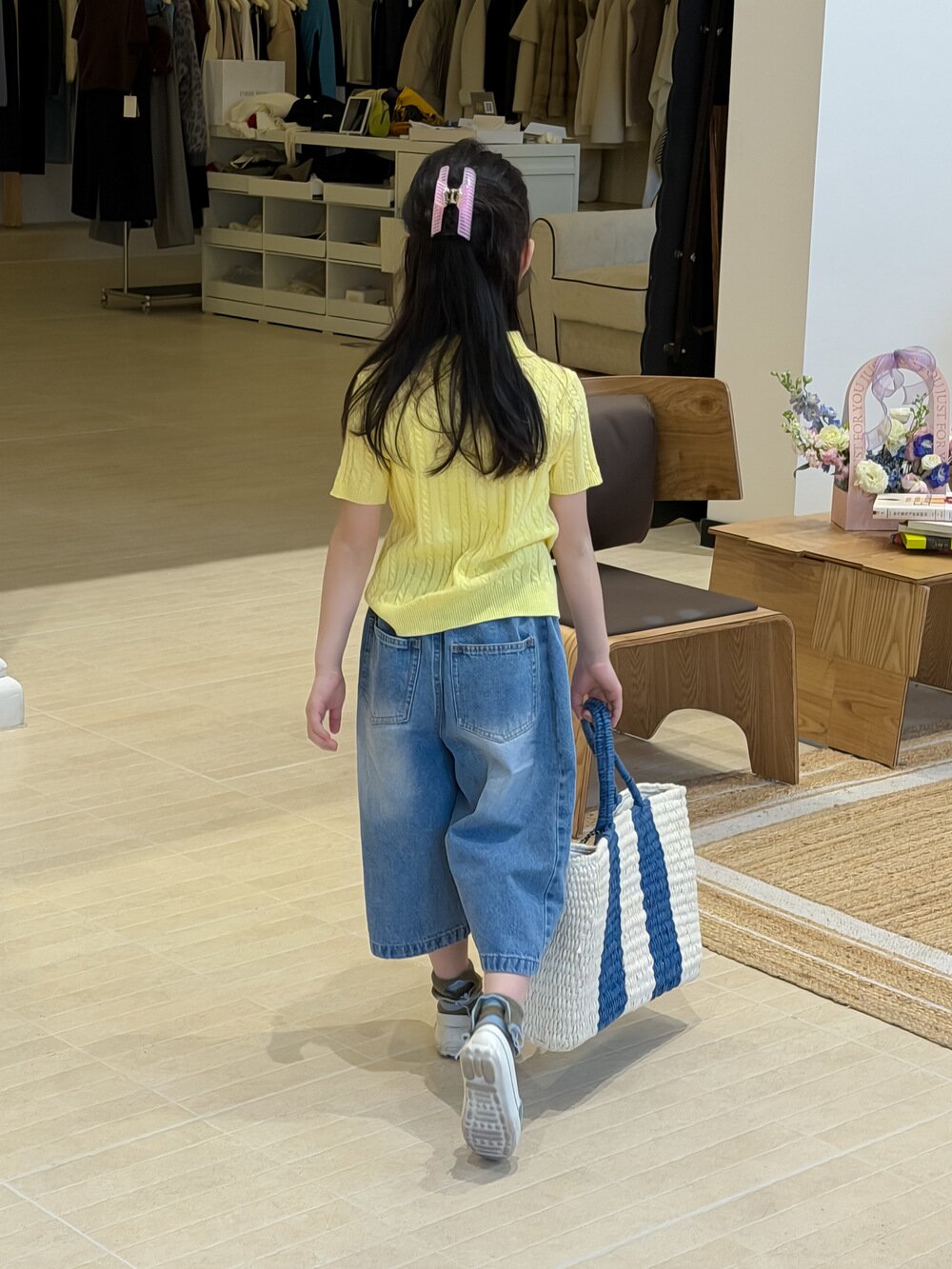 デニムパンツ Retro Denim Soft Wide Leg Pants レトロソフトデニムワイドパンツ【mh0012105】