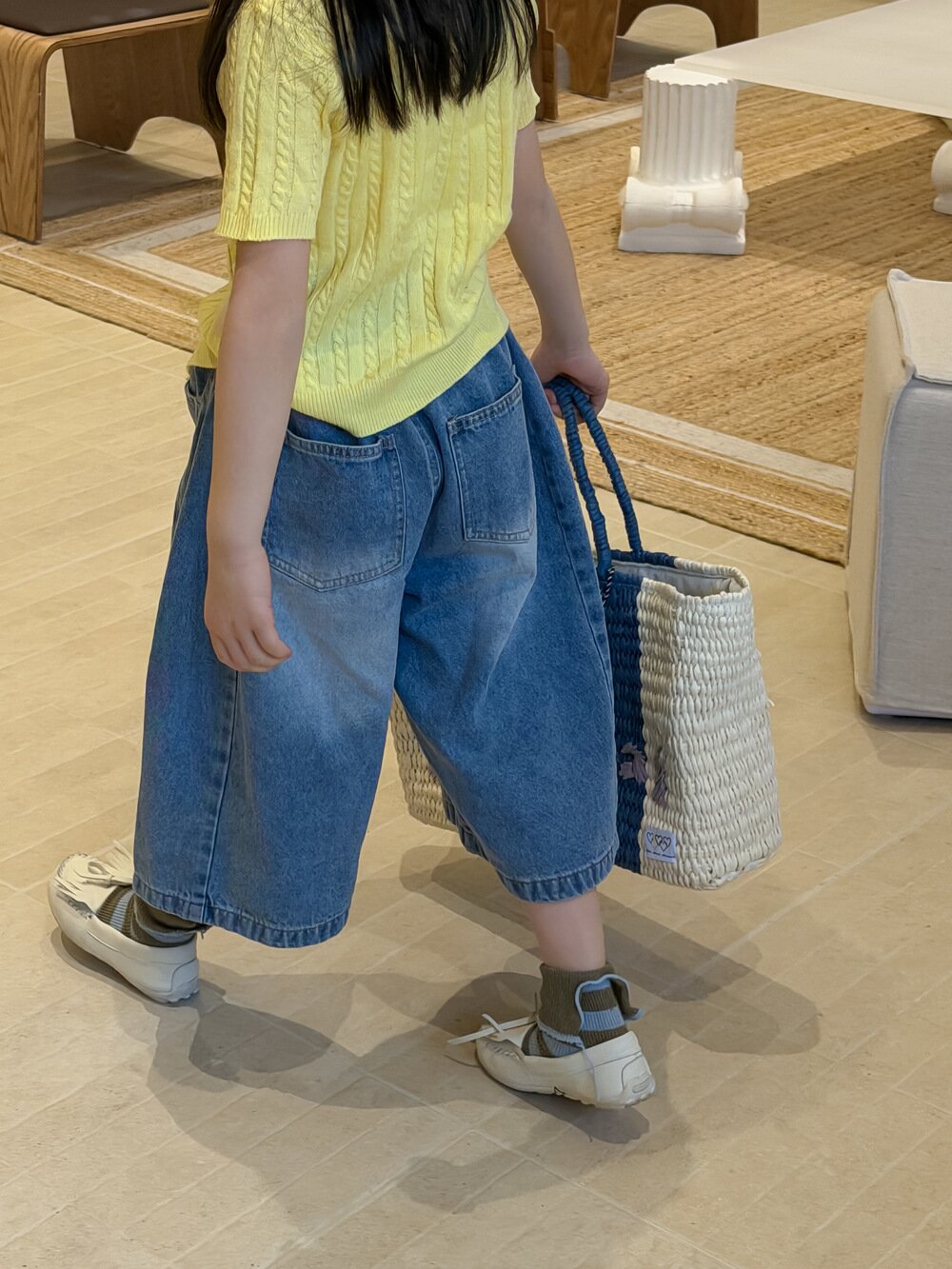 デニムパンツ Retro Denim Soft Wide Leg Pants レトロソフトデニムワイドパンツ【mh0012105】