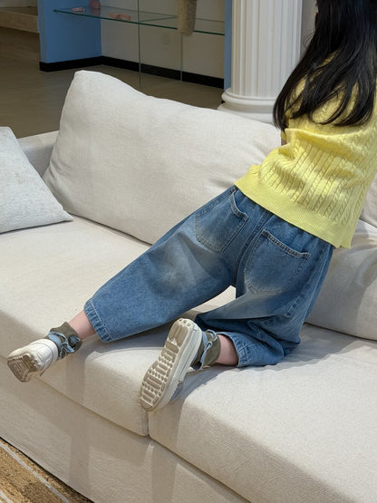 デニムパンツ Retro Denim Soft Wide Leg Pants レトロソフトデニムワイドパンツ【mh0012105】