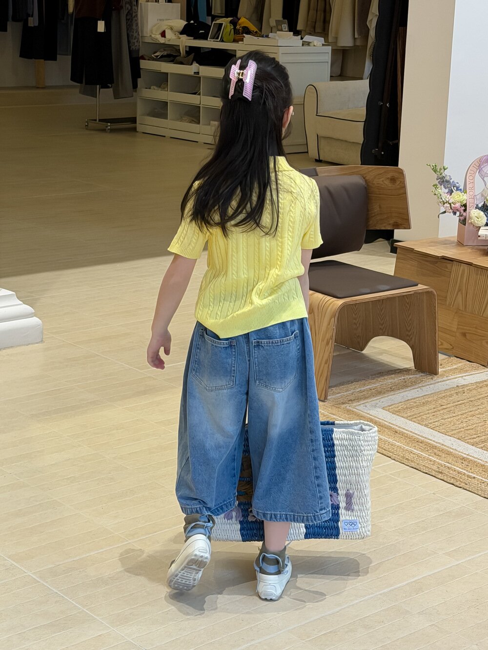 デニムパンツ Retro Denim Soft Wide Leg Pants レトロソフトデニムワイドパンツ【mh0012105】