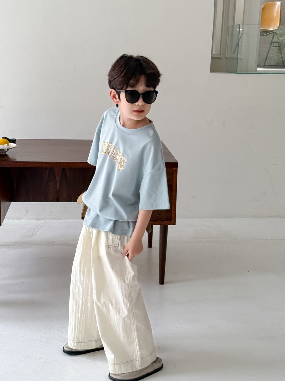 半袖ワンピース レターロゴ半袖Tシャツワンピース/半袖Tシャツ【mh0010041】