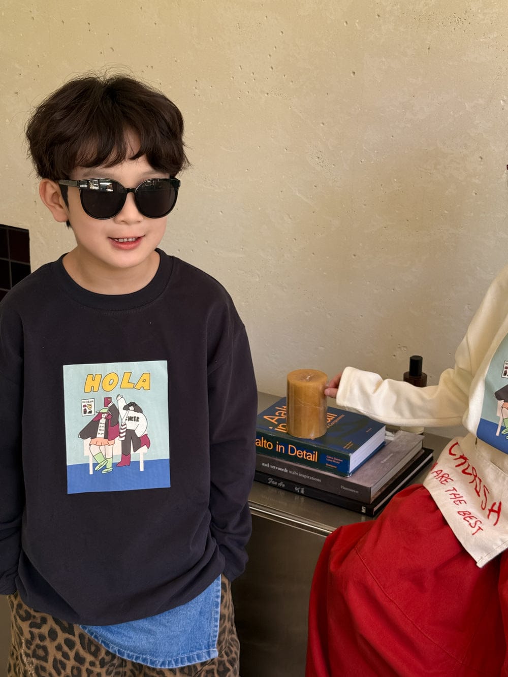 半袖Tシャツ Black / 90cm アルファベットプリント長袖Tシャツ【mh0010760】