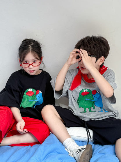 半袖Tシャツ キャラクタープリント半袖Tシャツ【mh0010045】