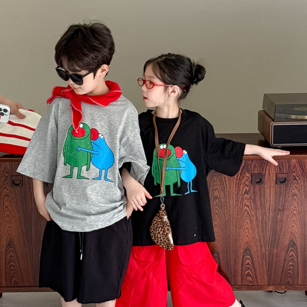 半袖Tシャツ キャラクタープリント半袖Tシャツ【mh0010045】