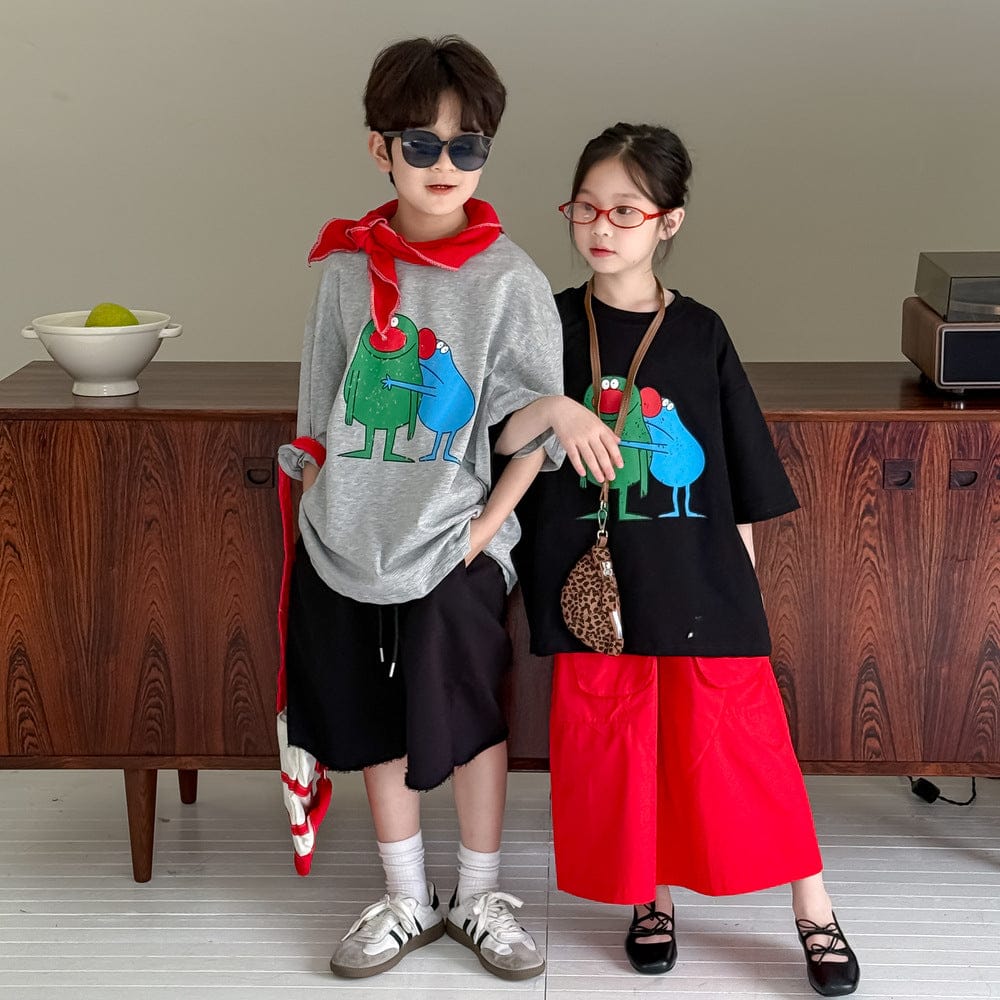 半袖Tシャツ キャラクタープリント半袖Tシャツ【mh0010045】