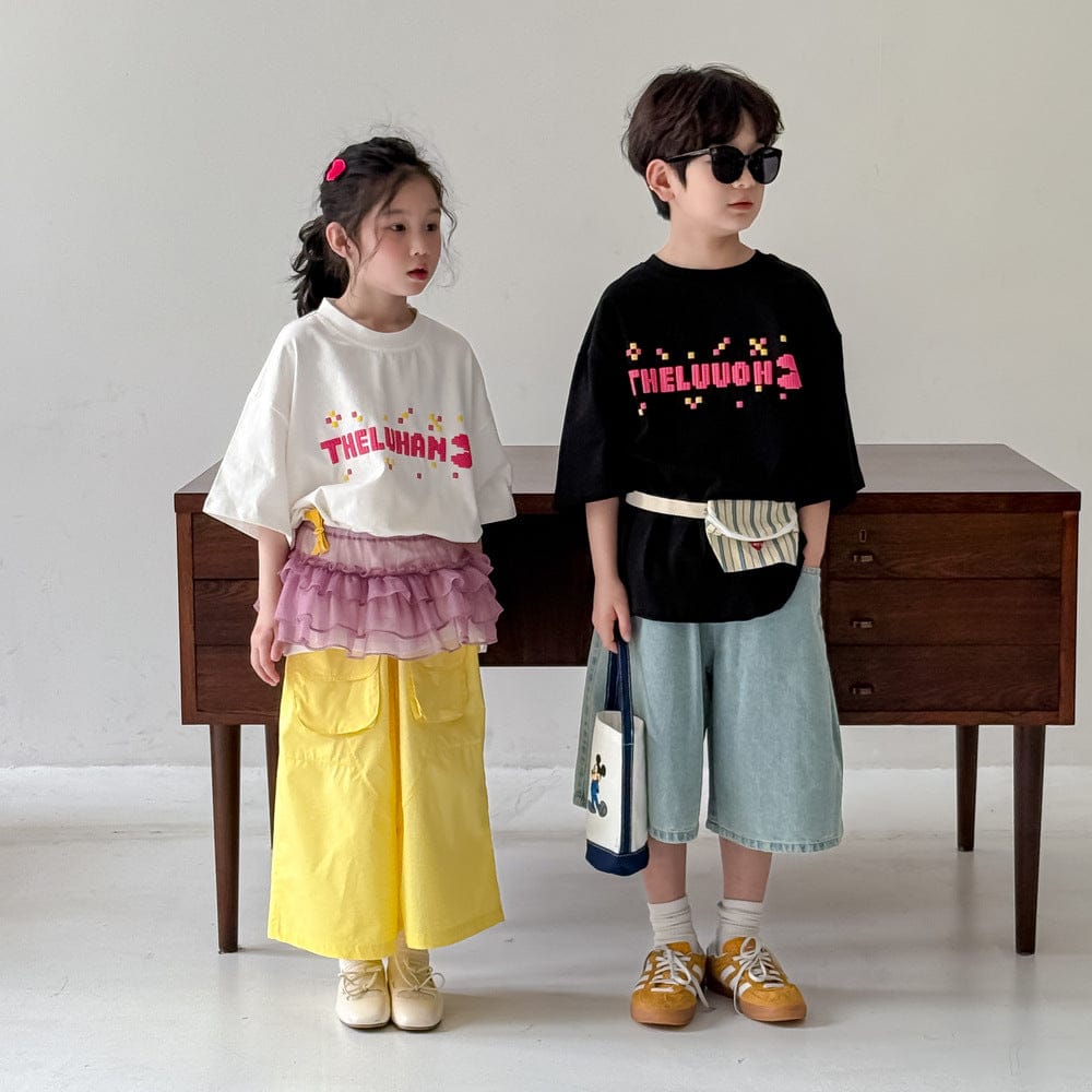 半袖Tシャツ レターゲームコンソール半袖Tシャツ【mh0010052】