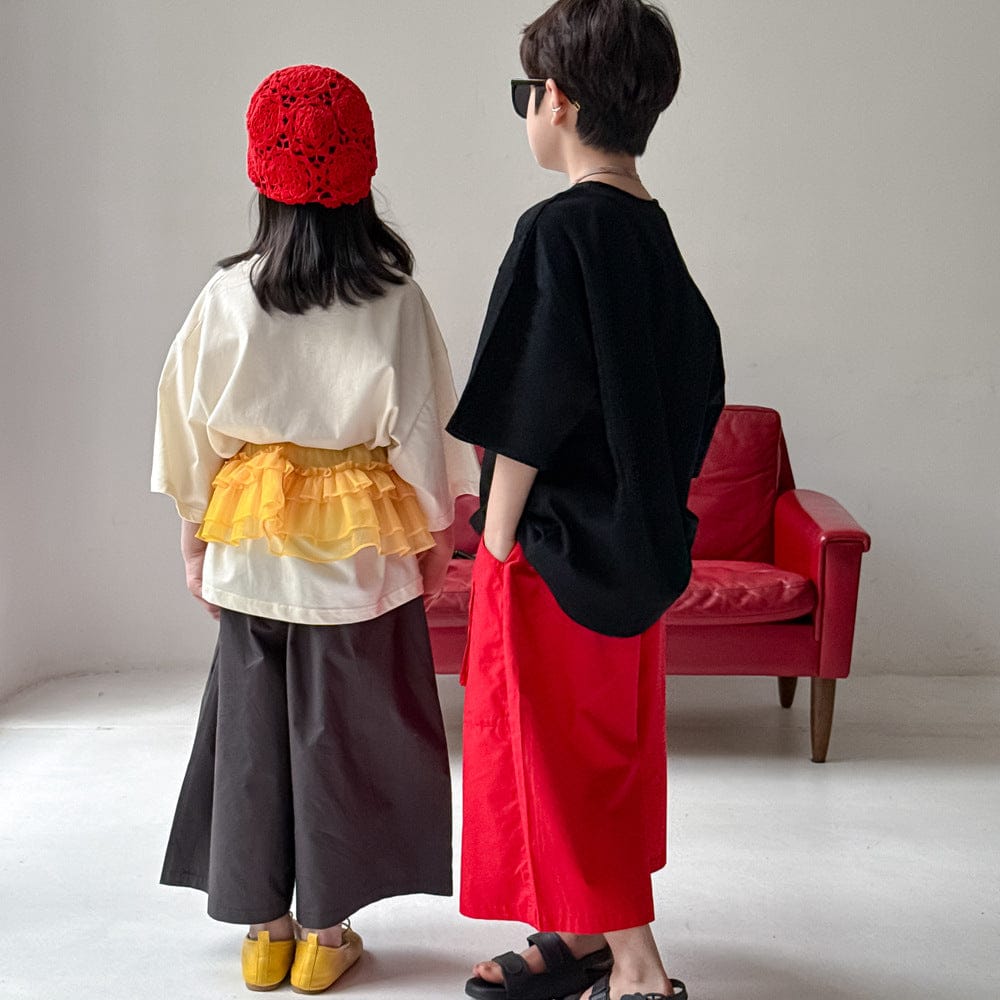 半袖Tシャツ レターバナナプリント半袖Tシャツ【mh0010056】