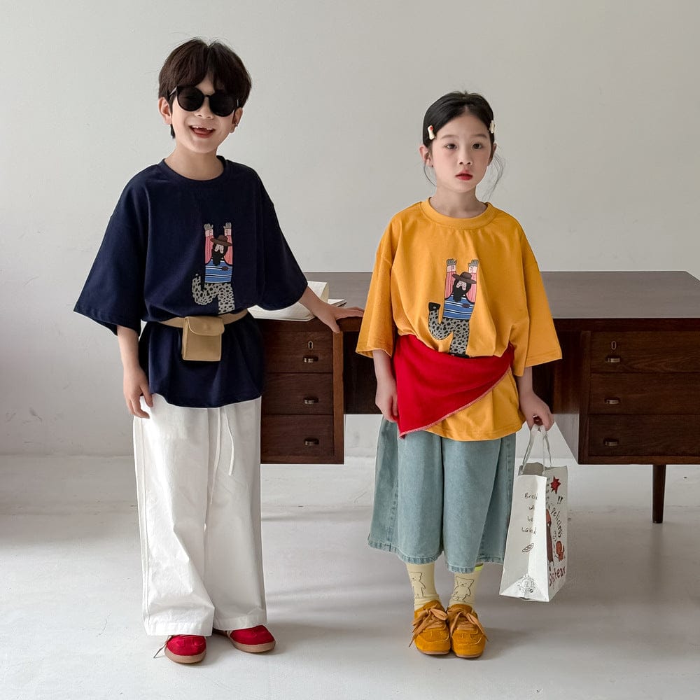 半袖Tシャツ ダンサープリント半袖Tシャツ【mh0010062】