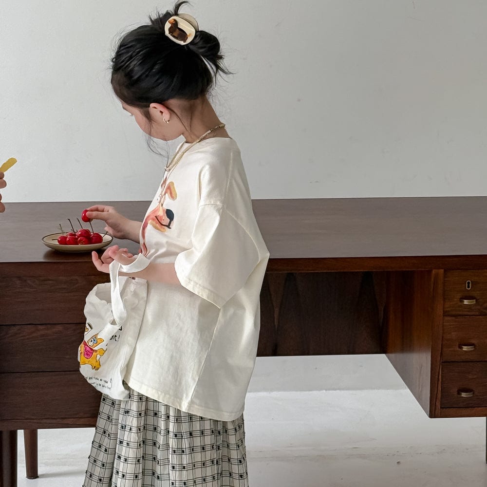 半袖Tシャツ ドッグプリント半袖Tシャツ【mh0010066】