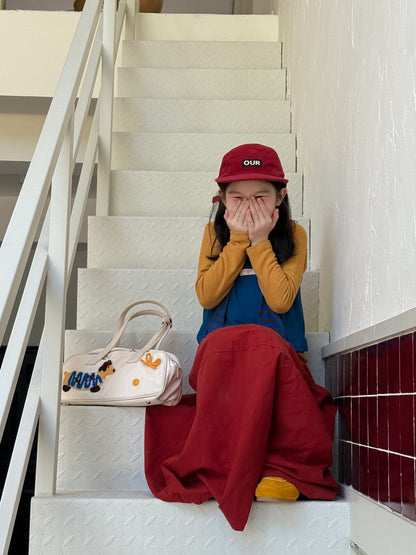 長袖Tシャツ ロゴワッペンニットベスト/リブ編み長袖Tシャツ 別売り【mh0010759】