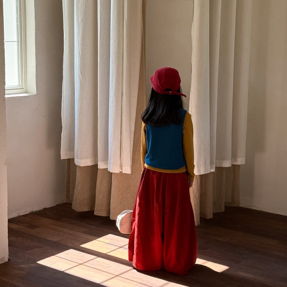 長袖Tシャツ ロゴワッペンニットベスト/リブ編み長袖Tシャツ 別売り【mh0010759】