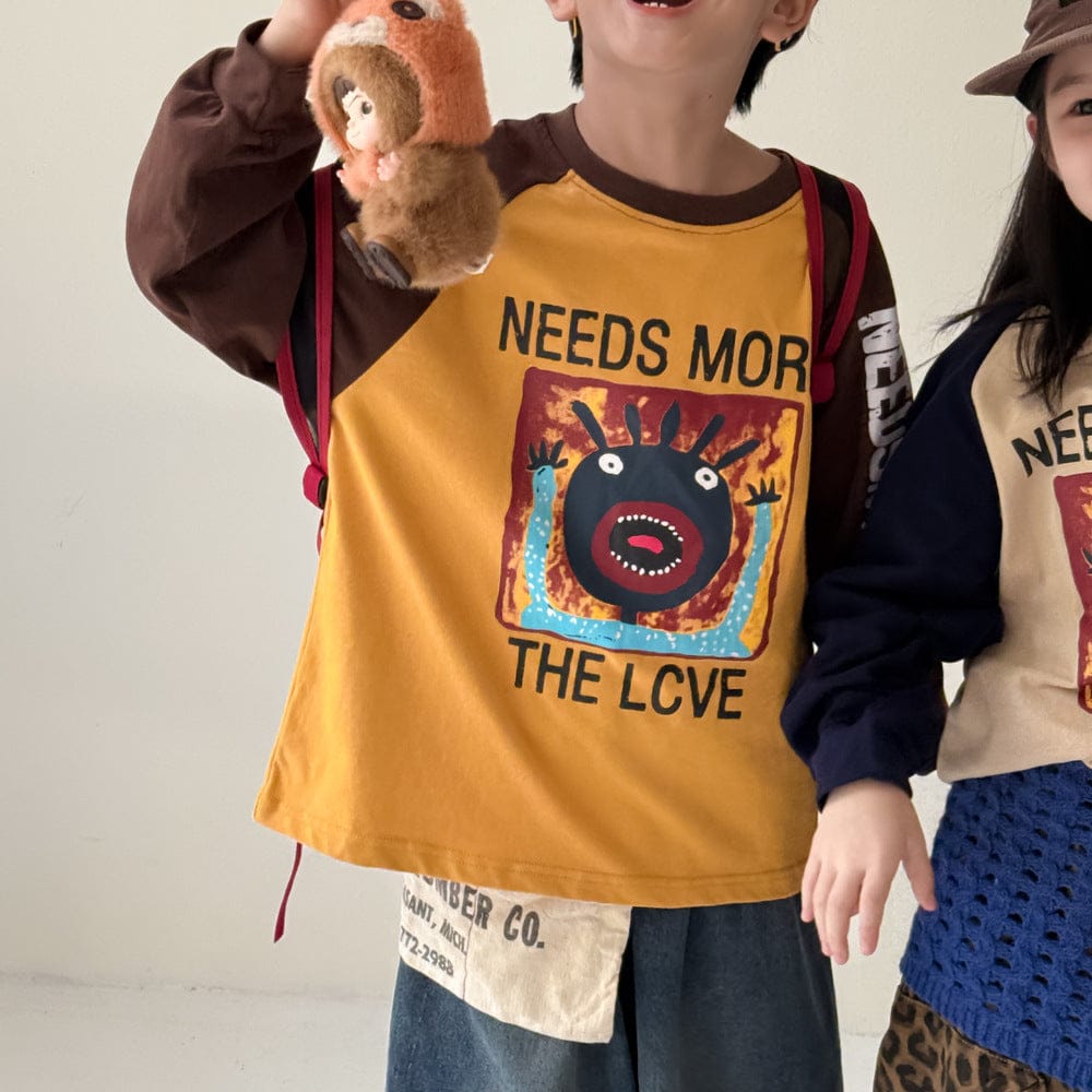 長袖Tシャツ アルファベット柄長袖Tシャツ ルーズシルエットインナーシャツ【mh0010761】