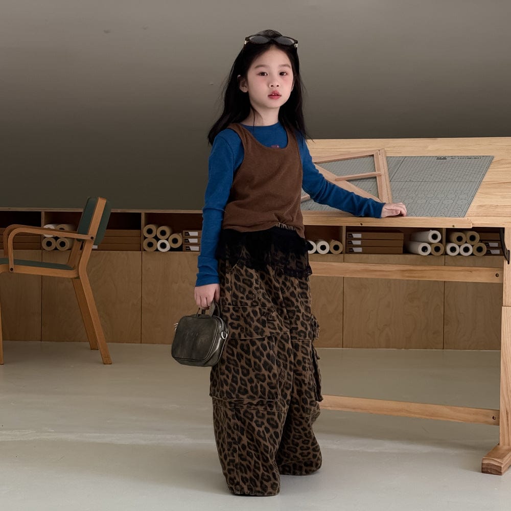 長袖Tシャツ クルーネックTシャツ/ニットベスト【mh0010944】