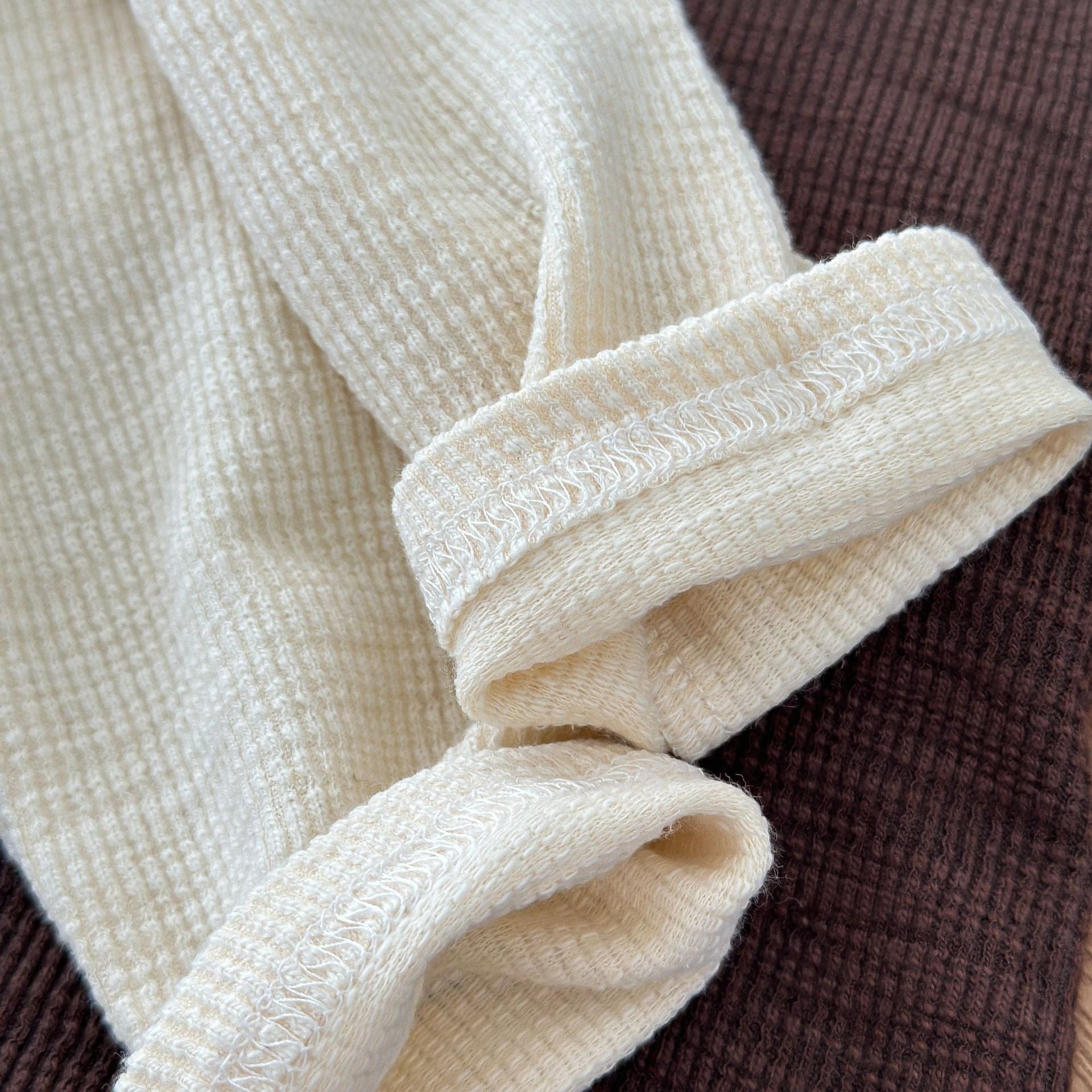 長袖Tシャツ フラワーフリル襟長袖Tシャツ キッズカットソー【mh0010958】