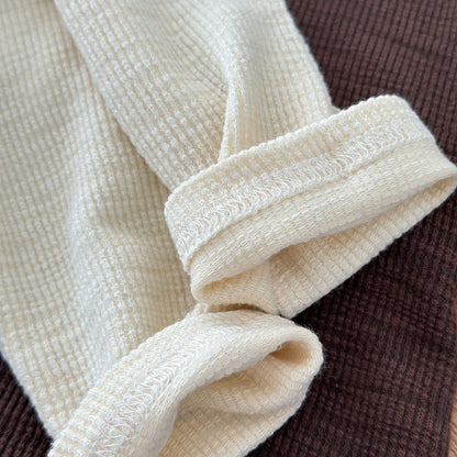 長袖Tシャツ フラワーフリル襟長袖Tシャツ キッズカットソー【mh0010958】