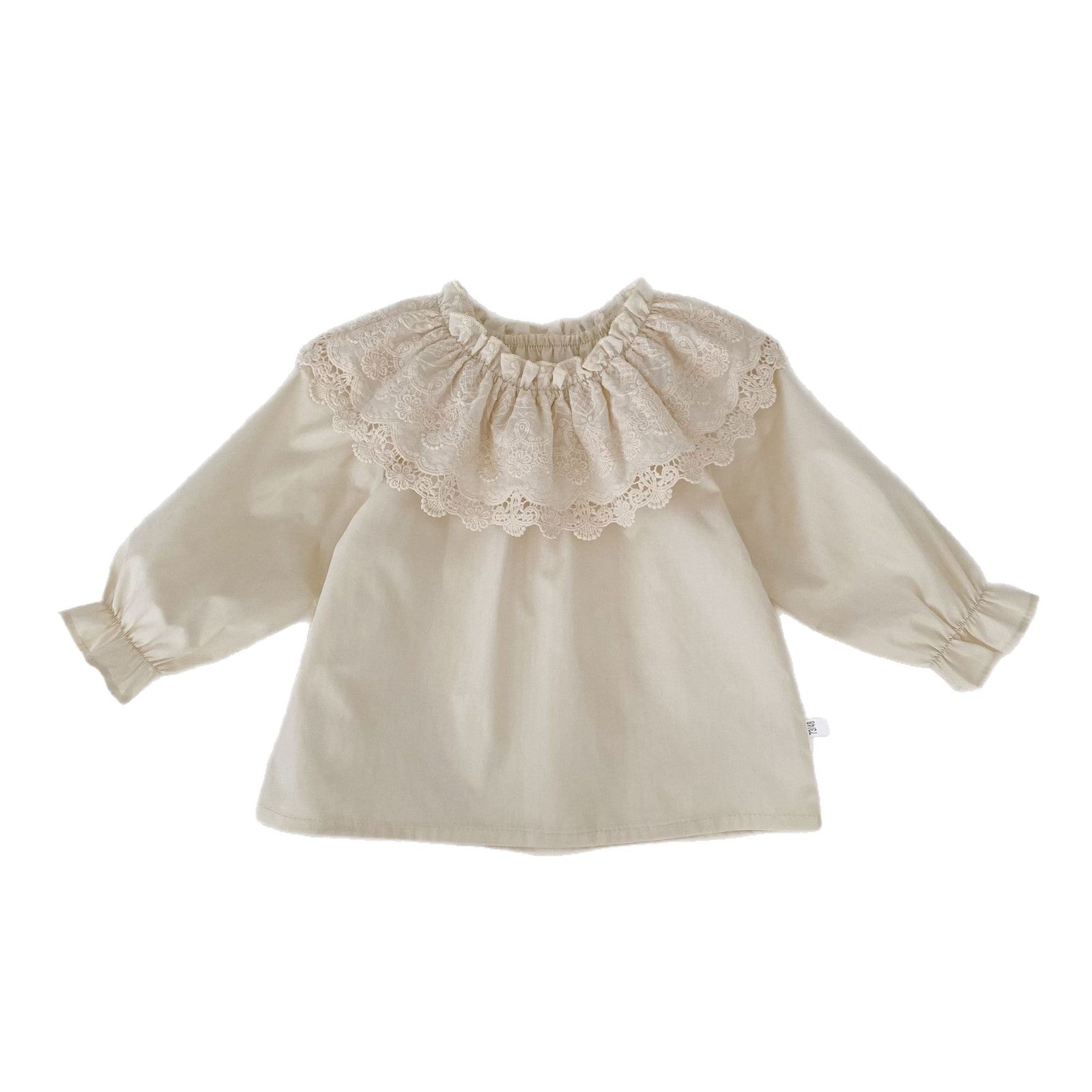 Lace Collar Long Sleeve Blouse ビックレースカラー 長袖ブラウス【mh0012400】 Engepapa