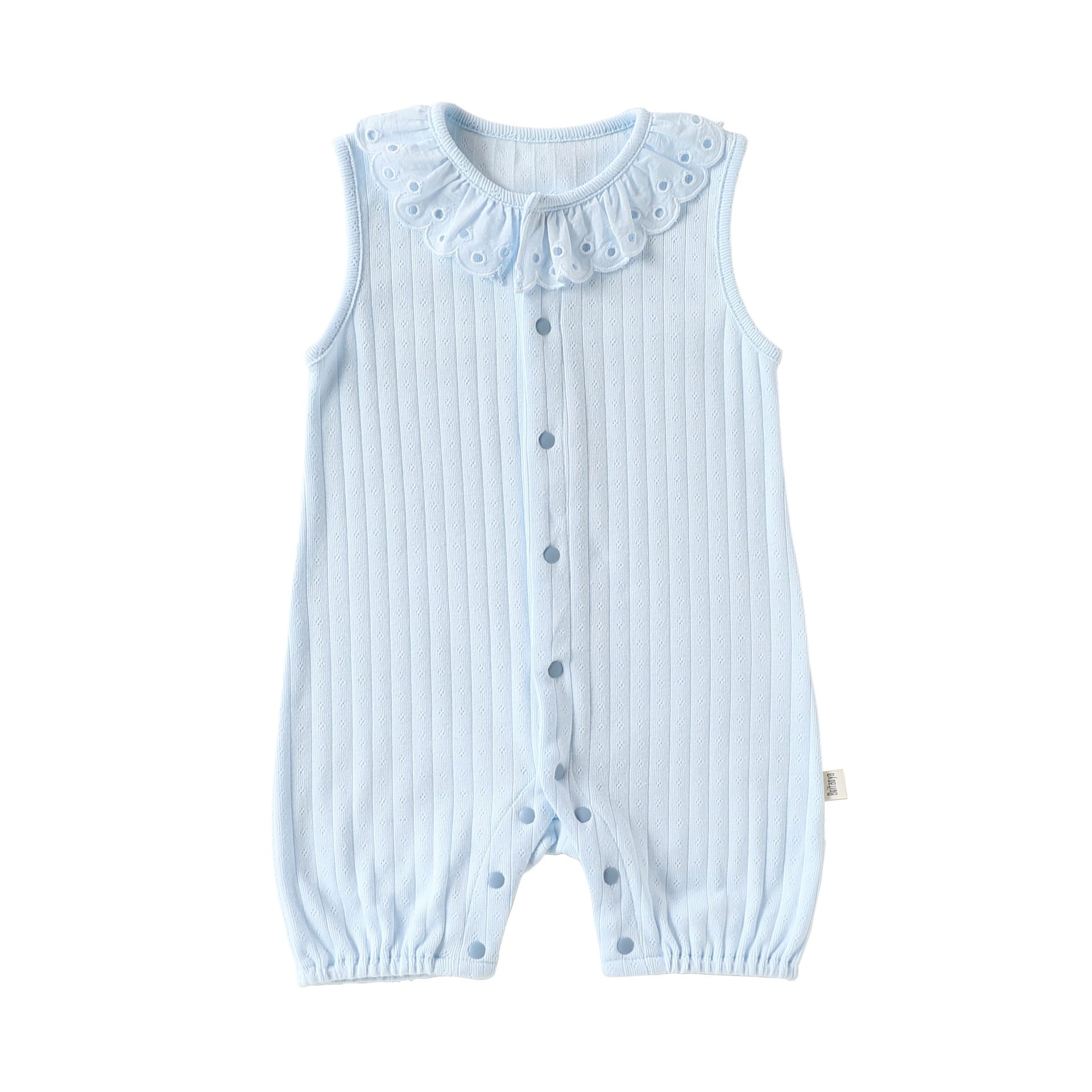 Lace Cotton Romper レース ノースリーブロンパース【mh0013027】 Blue / 66cm Beitaoya ノースリーブロンパース