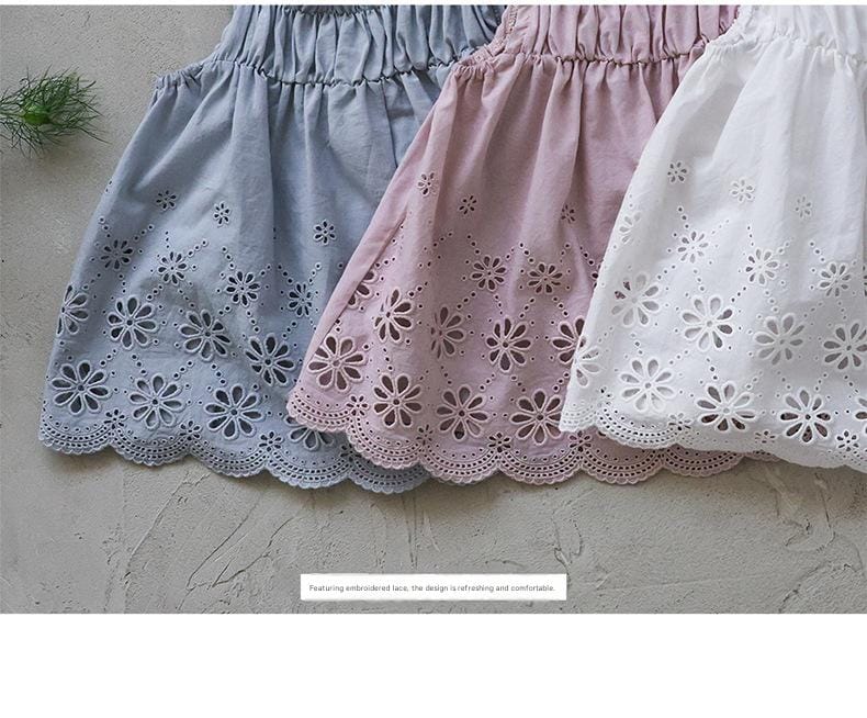 Lace Embroidered Cami 刺繍 チュニックキャミソール【mh0012980】 Strawberry Coral タンクトップ・キャミソール・ノースリーブトップス