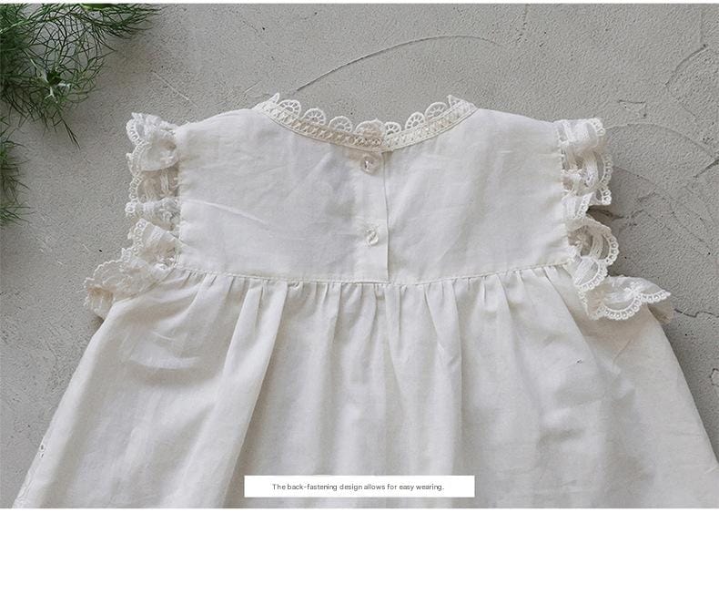 Lace Embroidered Sleeveless Tee 刺繍レース ノースリーブTシャツ【mh0012991】 Strawberry Coral タンクトップ・キャミソール・ノースリーブトップス